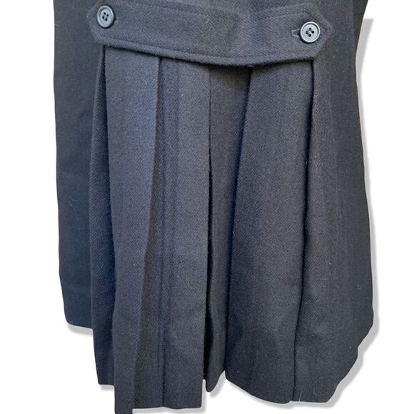 Vintage 80’s does 40’s black 100% wool midi skirt xs - Picture 4 of 6
